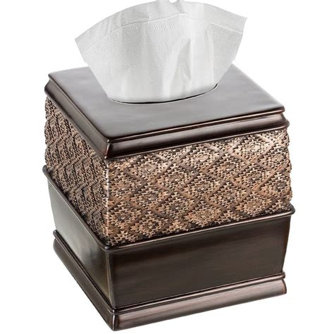 square modern tissue box cover